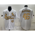 St. Louis Cardinals #46 Paul Goldschmidt Number White Jereymy 2022 All Star Stitched Cool Base Jersey