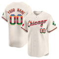 Custom Chicago White Sox Mexico Vapor Premier Limited Jersey V3- Cream Jereymy