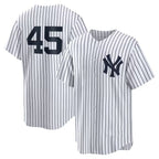 New York Yankees #45 Gerrit Cole White Jereymy Home Replica Player Name Jersey