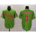 Philadelphia Phillies #3 Bryce Harper Number Green Jereymy With Patch Stitched Cool Base Jersey