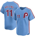 Philadelphia Phillies #11 Jimmy Rollins Light Blue Jereymy Alternate Limited Stitched Jersey