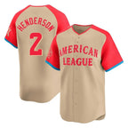 Baltimore Orioles #2 Gunnar Henderson Player Cream Jereymy American League All-Star Limited Home Game Stitched Jerseys
