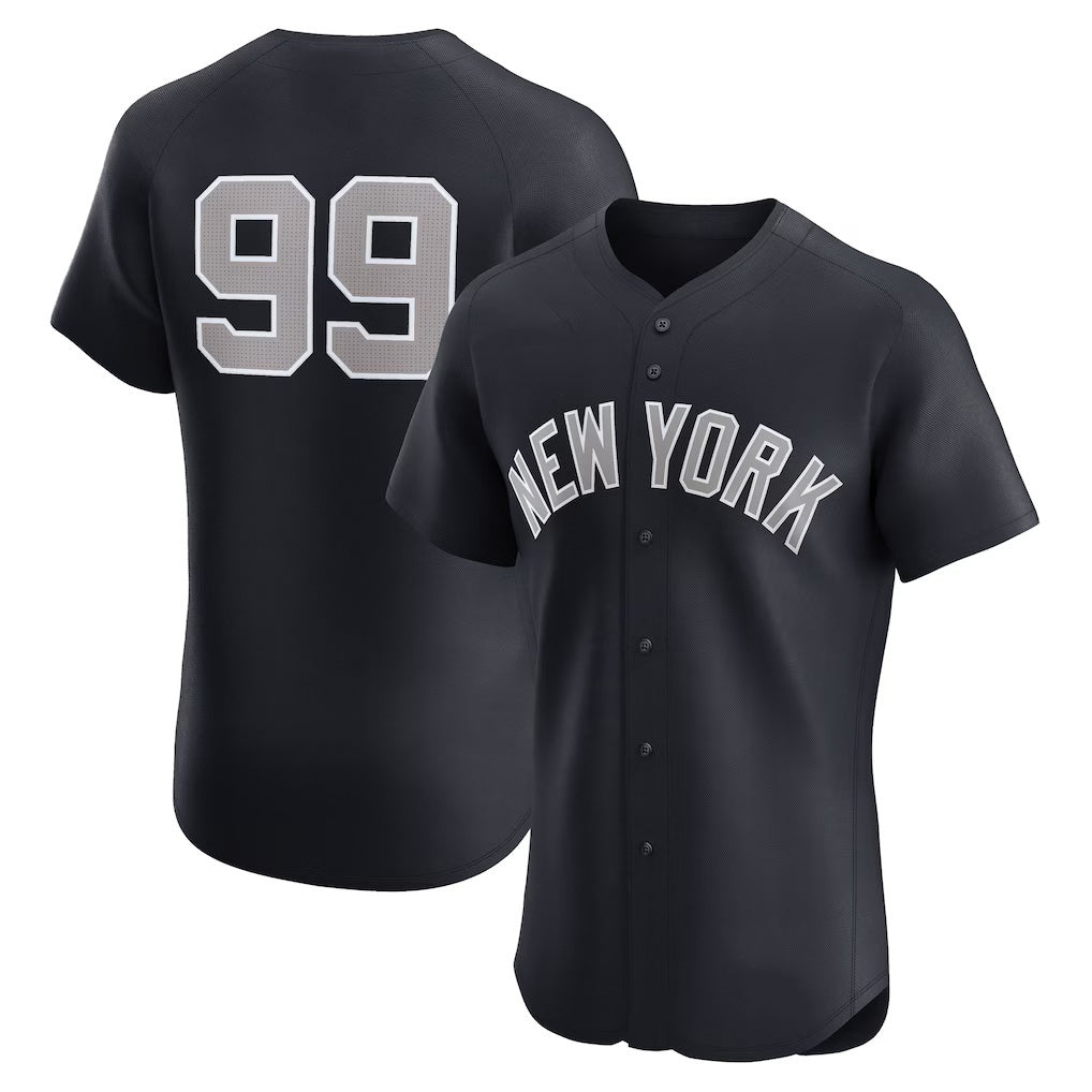 New York Yankees #99 Aaron Judge Navy Jereymy Alternate 1 Elite Player Jersey