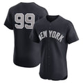 New York Yankees #99 Aaron Judge Navy Jereymy Alternate 1 Elite Player Jersey