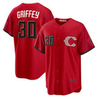 Cincinnati Reds #30 Ken Griffey Jr. Red Jereymy 2026 City Connect Stadium Jersey