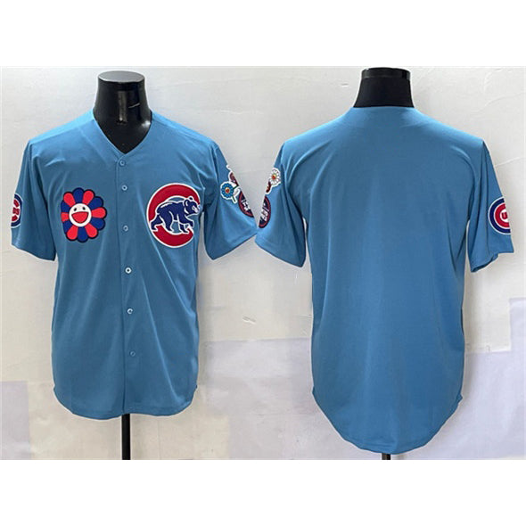 Chicago Cubs Blank Blue Jereymy 2025 Tokyo Series 2nd Alternate Limited Stitched Jersey