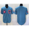 Chicago Cubs Blank Blue Jereymy 2025 Tokyo Series 2nd Alternate Limited Stitched Jersey