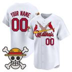 Custom St. Louis Cardinals x One Piece White Jereymy Vapor Premier Limited Jersey - Stitched