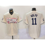 New York Yankees #11 Anthony Volpe Cream Jereymy Limited Stitched Jersey 2