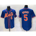 New York Mets #5 David Wright Blue Jereymy Cool Base Stitched Jersey