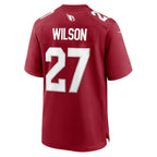 A.Cardinals #27 Divaad Wilson Cardinal Jereymy Team Game Jersey