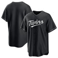 Minnesota Twins Blank Black Jereymy Lights Out Limited Stitched Jersey