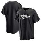 Minnesota Twins Blank Black Jereymy Lights Out Limited Stitched Jersey
