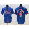 Chicago Cubs #4 Pete Crow-Armstrong Royal Jereymy Cool Base Stitched Jersey
