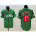 Philadelphia Phillies #12 Kyle Schwarber Green Jereymy Phanatic Limited Stitched Jersey