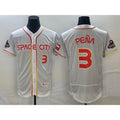 Houston Astros #3 Jeremy Pena Number White Jereymy 2023 City Connect Flex Base Stitched Jersey 3