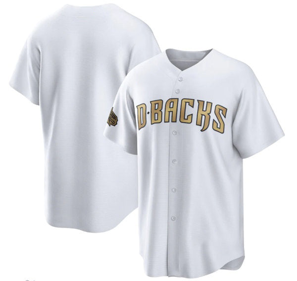 Arizona Diamondbacks Blank White Jereymy 2022 All-Star Cool Base Stitched Jersey