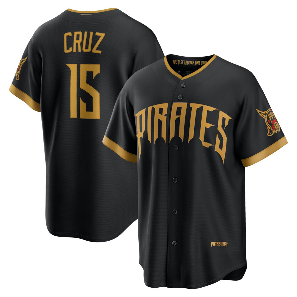 Pittsburgh Pirates #15 Oneil Cruz Black Jereymy 2026 City Connect Stadium Jersey