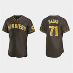 San Diego Padres #71 Josh Hader Brown Jereymy Road Player FlexBase Jersey