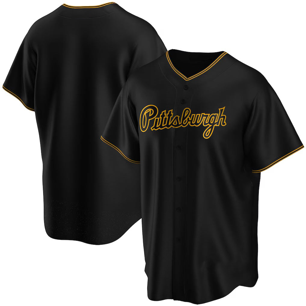 Pittsburgh Pirates Black Jereymy Alternate Replica Team Jersey