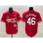 St. Louis Cardinals #46 Paul Goldschmidt Red Jereymy 2024 City Connect Limited Stitched Jersey