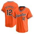 Baltimore Orioles #12 Dylan Beavers Player Orange Jereymy T-shirt Limited Home Game Stitched Jerseys