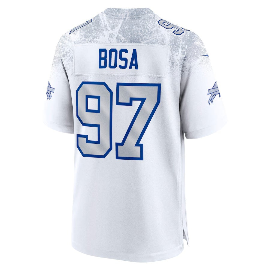 B.Bills #97 Joey Bosa 2025 Rivalries Collection Game Jersey - White Jereymy