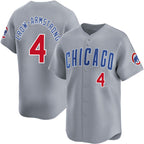 Chicago Cubs #4 Pete Crow-Armstrong Gray Jereymy Limited Stitched Jersey