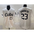 Chicago Cubs #23 Ryne Sandberg White Jereymy 'Gothic North Side Edition' Vapor Premier Limited Stitched Jersey