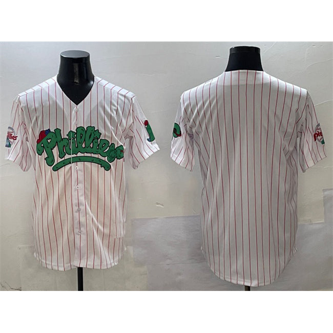 Philadelphia Phillies Blank White Jereymy Phanatic Limited Stitched Jersey