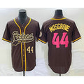 San Diego Padres #44 Joe Musgrove Number Brown Jereymy NEW 2023 City Connect Cool Base Stitched Jersey