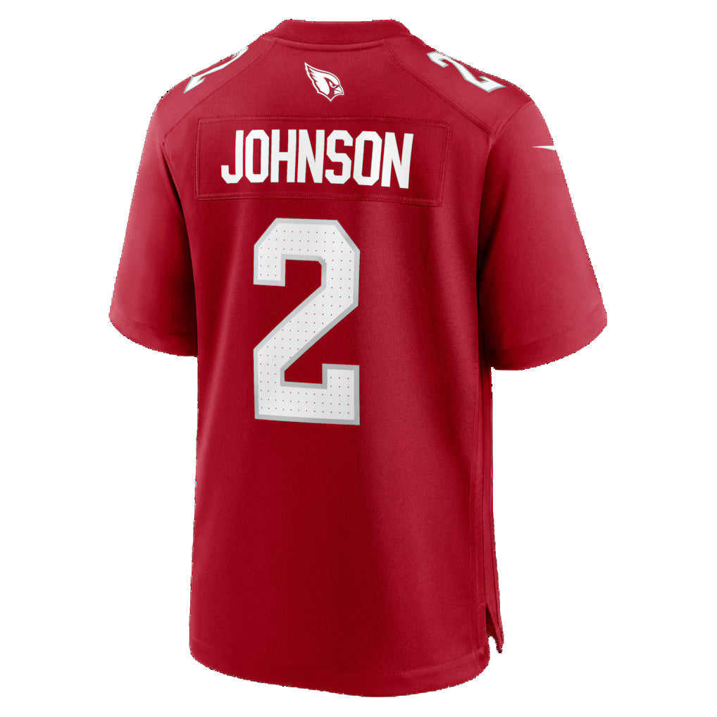A.Cardinals #2 Will Johnson Cardinal Jereymy Team Game Jersey