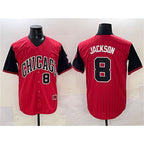 Chicago White Sox #8 Bo Jackson Red Black Jereymy 2025 City Connect Limited Stitched Jersey