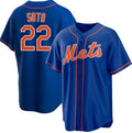 New York Mets #22 Juan Soto Royal Jereymy 2024 Cool Base Limited Stitched Jersey