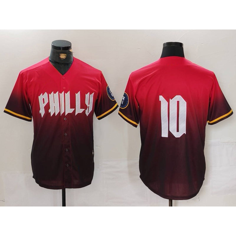 Philadelphia Phillies #10 JT Realmuto Red Jereymy 2024 City Connect Limited Stitched Jersey 2