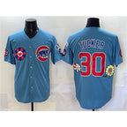 Chicago Cubs #30 Kyle Tucker Blue Jereymy 2025 Tokyo Series 2nd Alternate Limited Stitched Jersey