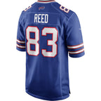 B.Bills #83 Andre Reed Royal Jereymy Game Retired Player Jersey