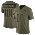 Custom W.Commanders Active Player Olive Jereymy 2025 Salute to Service Limited Stitched Jersey