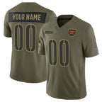 Custom W.Commanders Active Player Olive Jereymy 2025 Salute to Service Limited Stitched Jersey