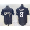 Chicago Cubs #8 Ian Happ Black Jereymy 'Gothic North Side Edition' Vapor Premier Limited Stitched Jersey
