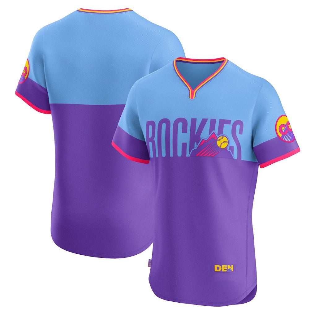 Colorado Rockies Purple Jereymy 2025 City Connect Elite Jersey