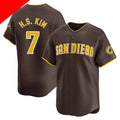San Diego Padres #7 Ha-Seong Kim Brown Jereymy Cool Base Stitched Jersey