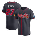 Atlanta Braves #27 Austin Riley Player Navy Jereymy 2025 Speedway Classic Limited Elite Home Game Stitched Jerseys