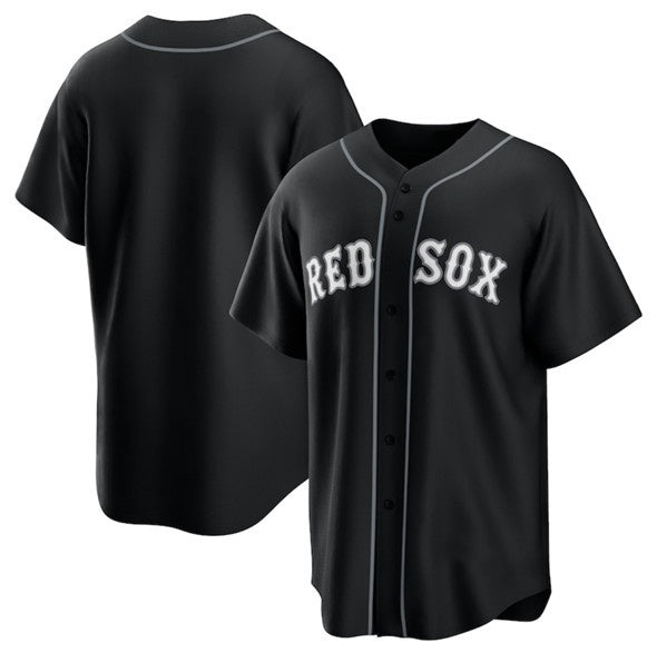 Boston Red Sox Blank Black Jereymy Lights Out Limited Stitched Jersey