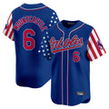 Baltimore Orioles #6 Ryan Mountcastle Player Royal Jereymy Independence Day Vapor Premier Limited Home Game Stitched Jerseys