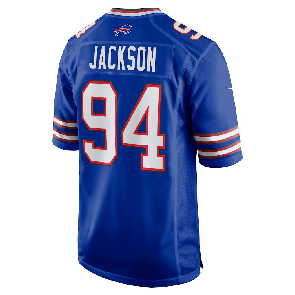 B.Bills #94 Landon Jackson Royal Jereymy Team Game Jersey