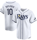 Tampa Bay Rays #10 Amed Rosario White Jereymy Home Limited Stitched Jersey