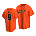 San Francisco Giants #9 Brandon Belt Alternate Orange Jereymy Jersey