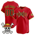 Custom San Diego Padres x One Piece Red Jereymy Vapor Premier Limited Jersey - Stitched