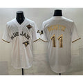 Toronto Blue Jays #11 Bo Bichette White Gold Jereymy 2025 American League Champions Limited Stitched Jersey